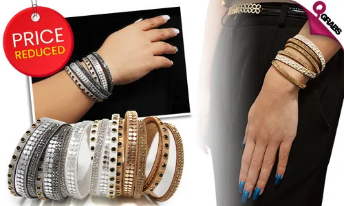 Double Wrap Suede Bracelet for Women!